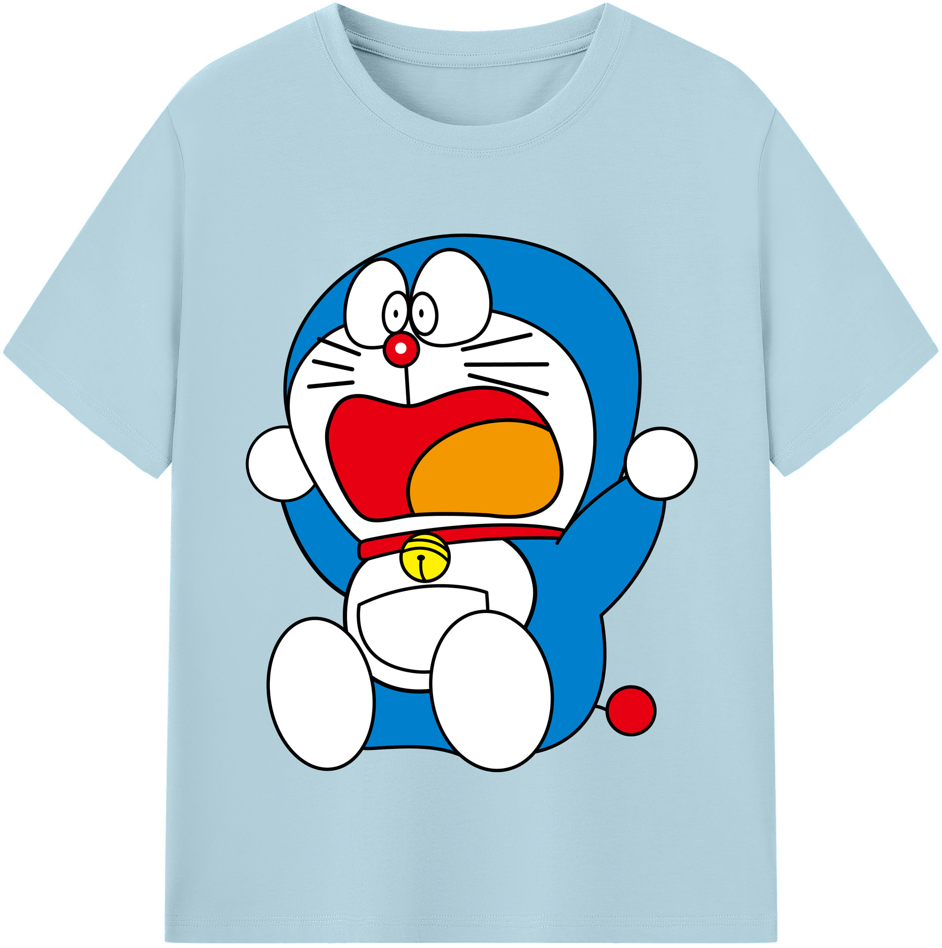 （画像用） ドラえもん Doraemon 綿100％半袖Tシャツ（フロントプリント）
